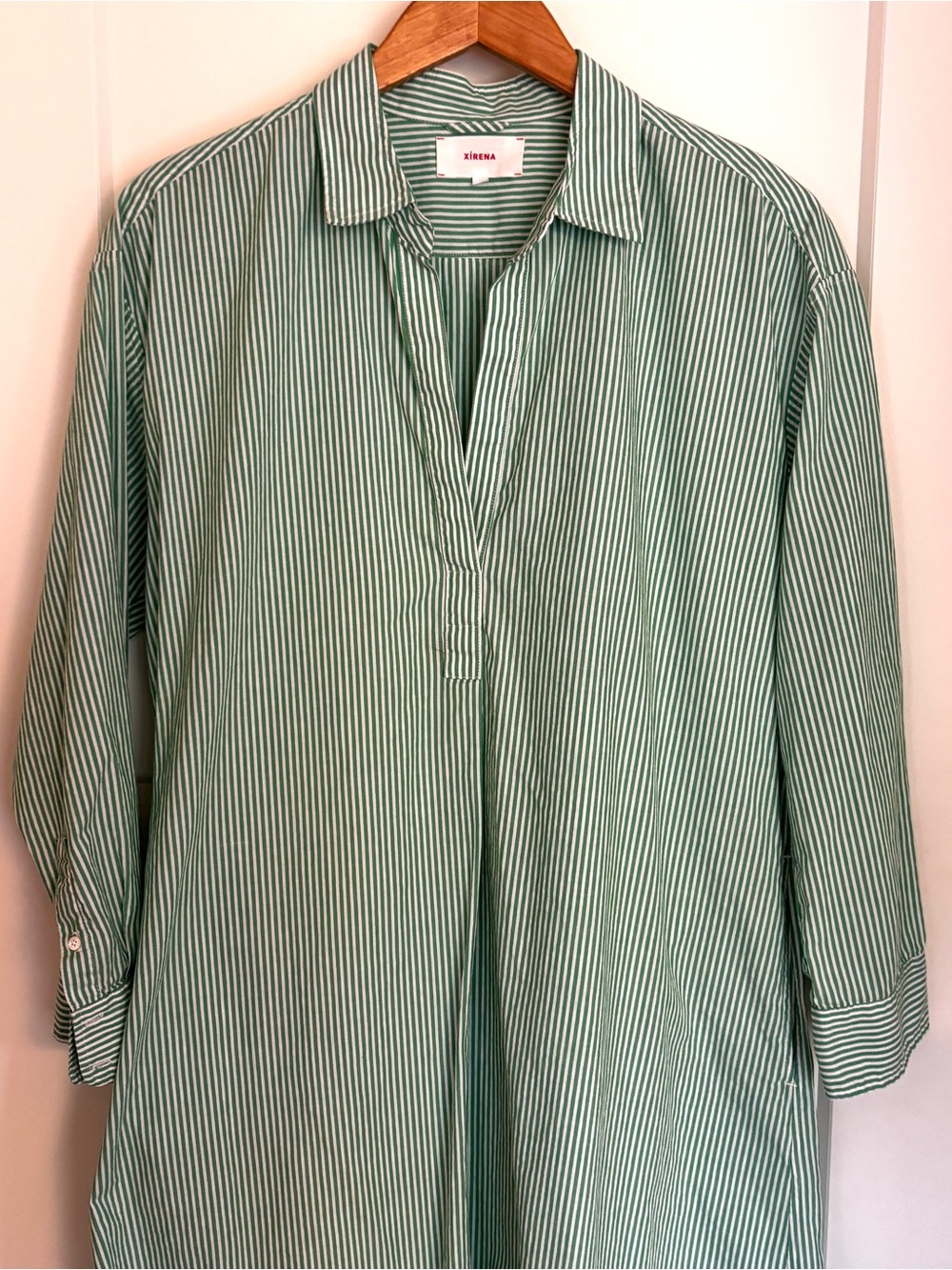 XIRENA Classic Stripe Tunic Beach Cover-Up Medium - Picture 4 of 10